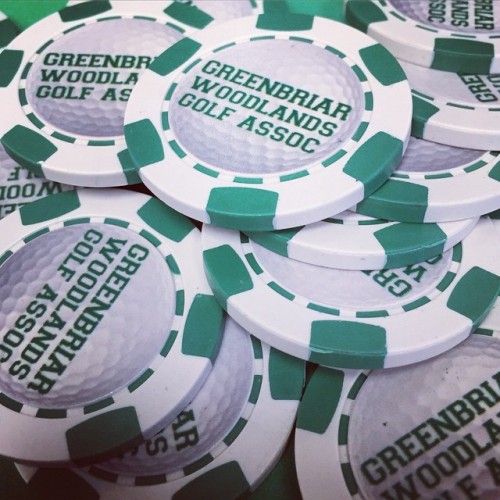 Golf Ballmarker Poker Chips - Golfball Marker
