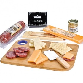 Meatcheese Set | Charcuterie Cutting Board With Meat & Cheese