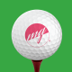 Custom Golf Ball Tube w/ Poker Chip Marker - 19PCG