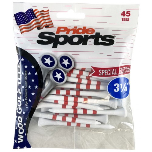 Special Edition American Flag Golf Tee Bags - 45 Tees