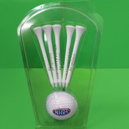 Logo Golf Ball and Tee Combo - 51 