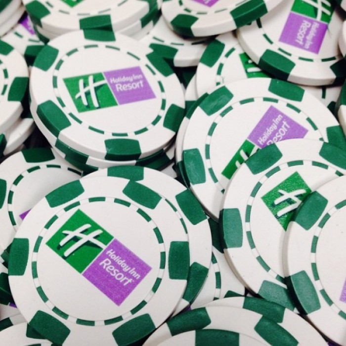 Custom poker chip golf markers Custom poker chip golf markers