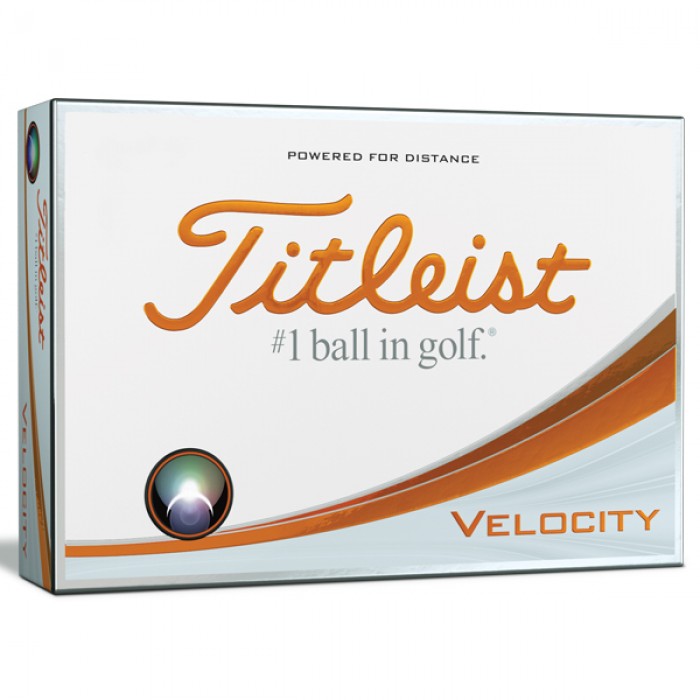 TItleist Velocity Logo Dozen Golf Balls